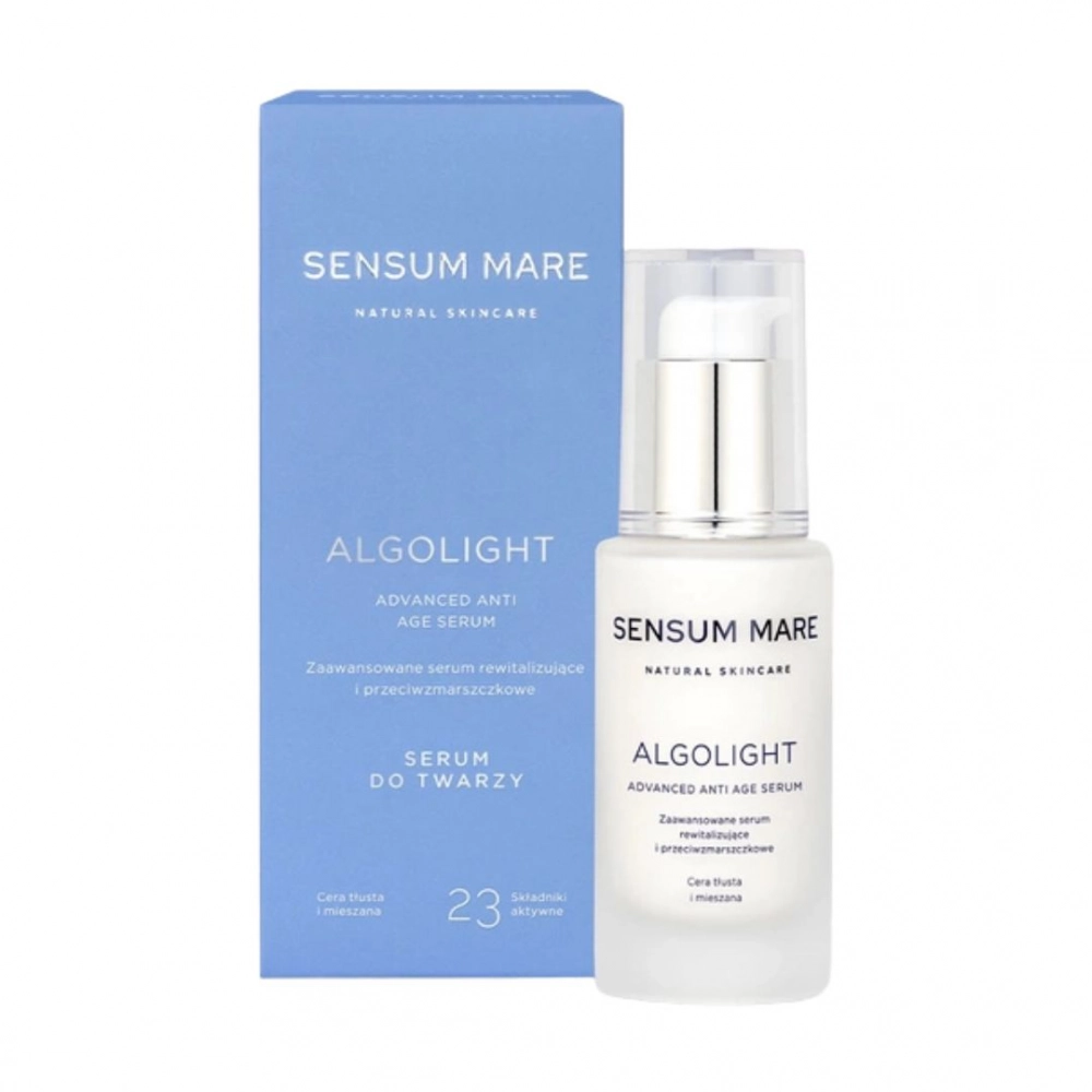Serum rewitalizujące i przeciwzmarszczkowe ALGOLIGHT do cery tłustej i mieszanej | Sensum Mare
