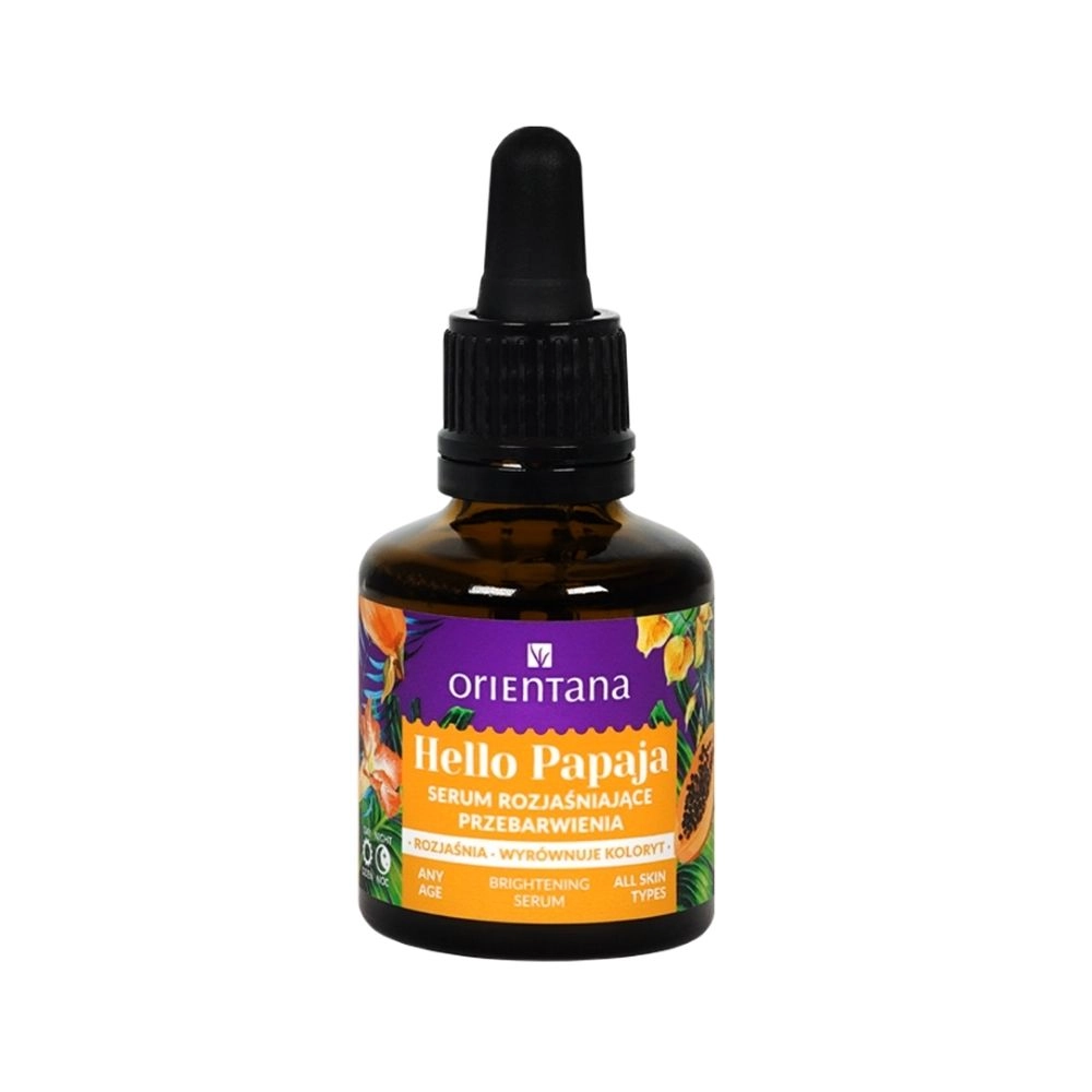 Serum rozjaśniające przebarwienia z witaminą C Hello Papaja | Orientana
