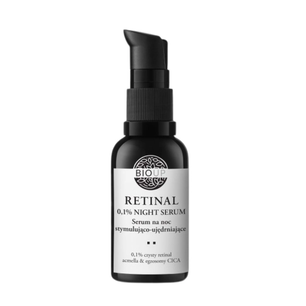 Serum stymulująco - ujędrniające z retinalem 0,1%, acmellą i egzosomami CICA | BIOUP