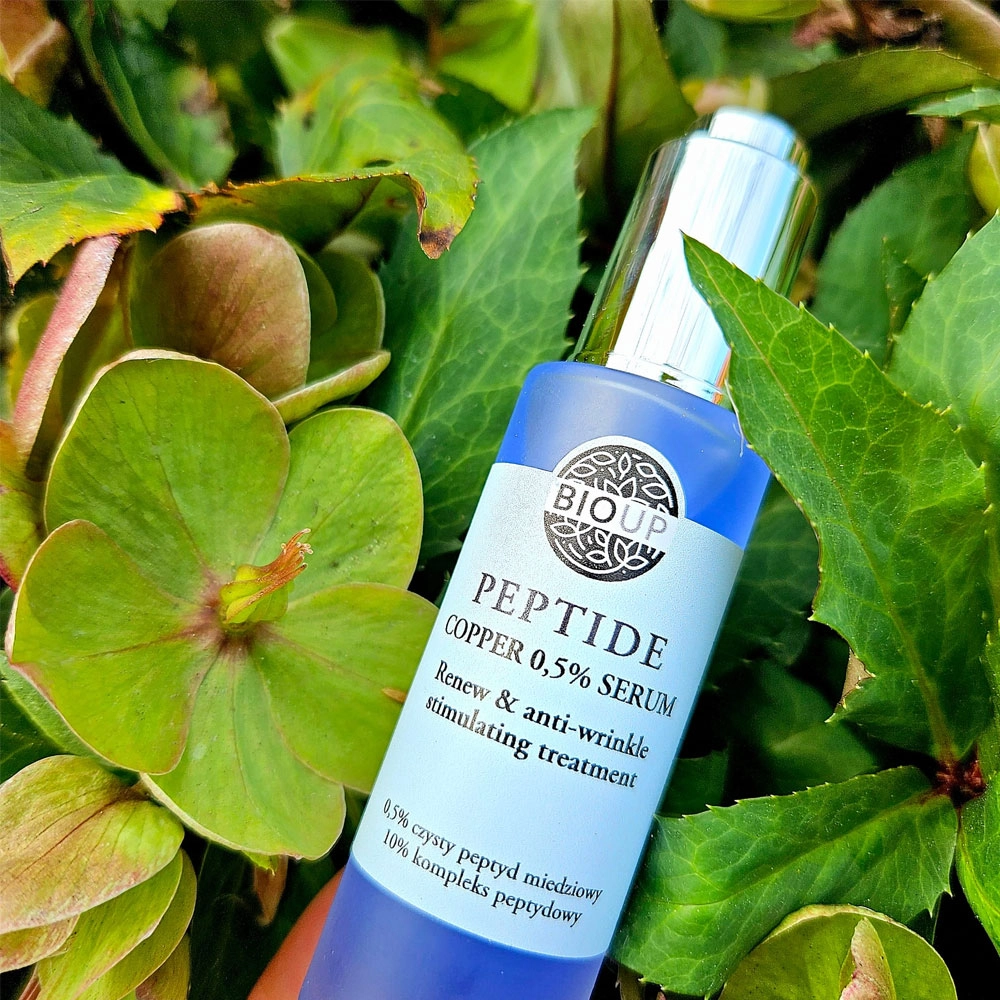Serum ujędrniające i przeciwzmarszczkowe z czystym peptydem miedziowym 0,5% | BIOUP
