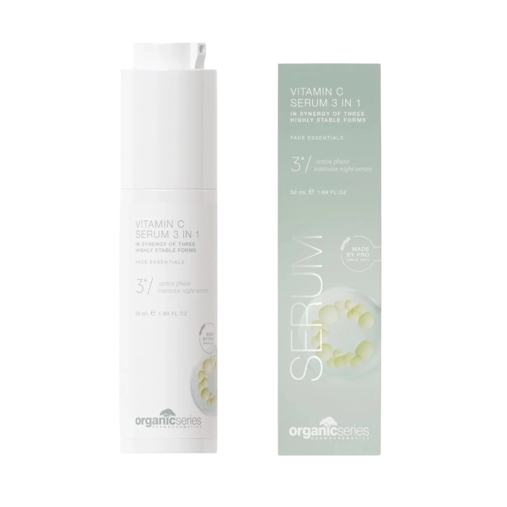 Serum ze stabilną witaminą C 3w1 VITAMIN C SERUM 3 IN 1 | Organic Series