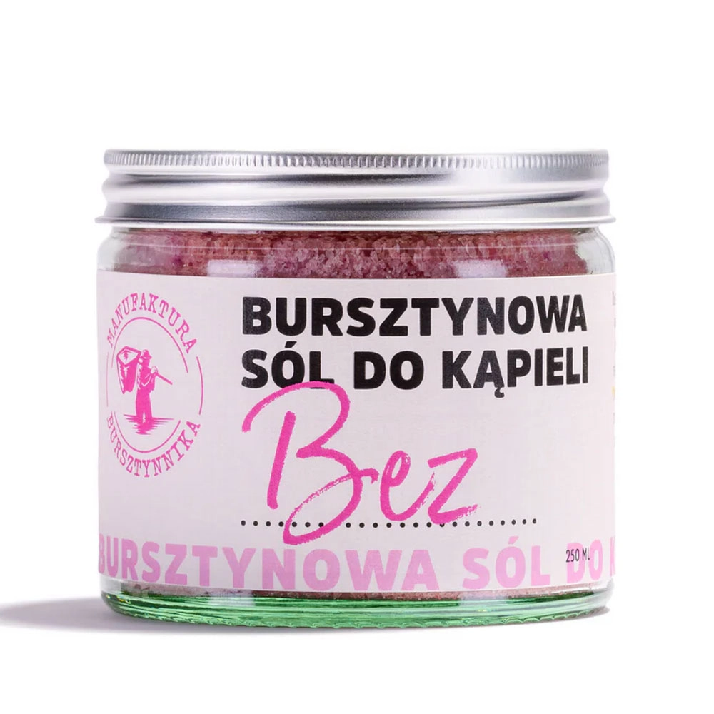 Sól do kąpieli Bez | Manufaktura Bursztynnika