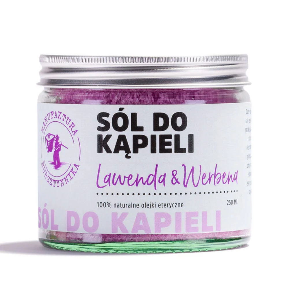 Sól do kapieli Lawenda Werbena | Manufaktura Bursztynnika