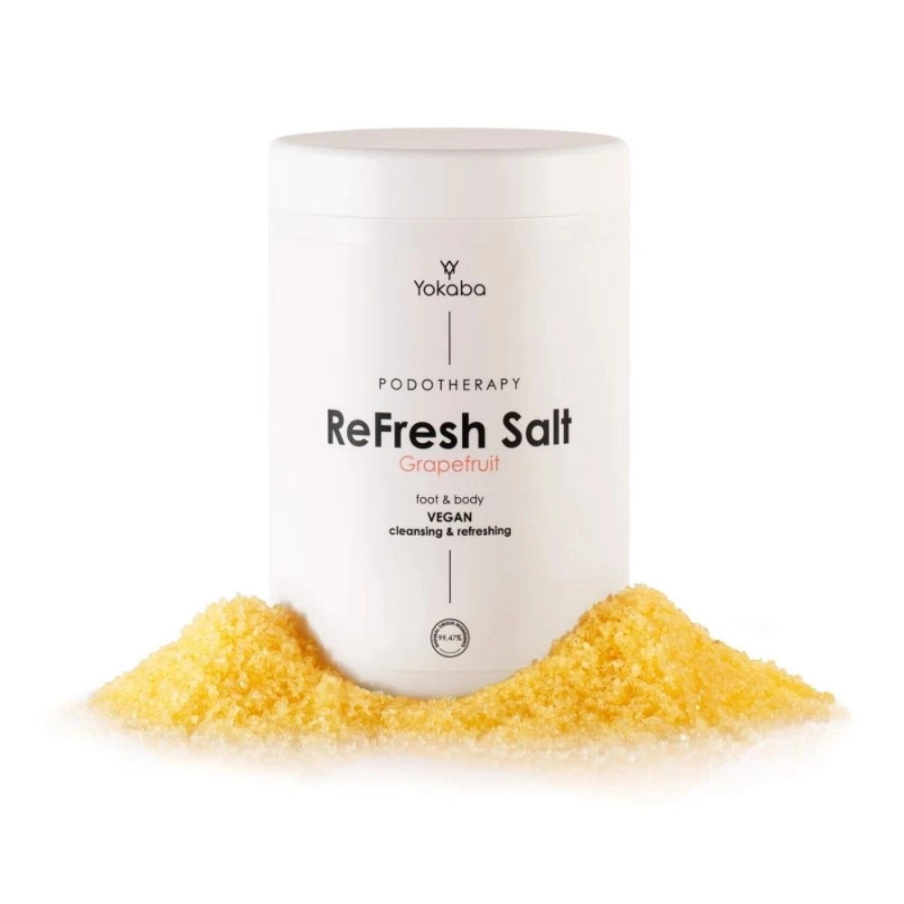 Sól do stóp i kąpieli myjąco odświeżająca Grapefruit ReFresh Salt | Yokaba