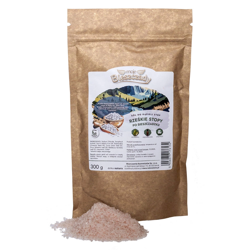 Sól himalajska do kąpieli Rześkie stopy | Naturolove
