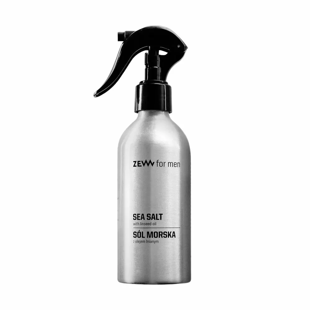 Sól morska w sprayu z olejem lnianym | ZEW for men