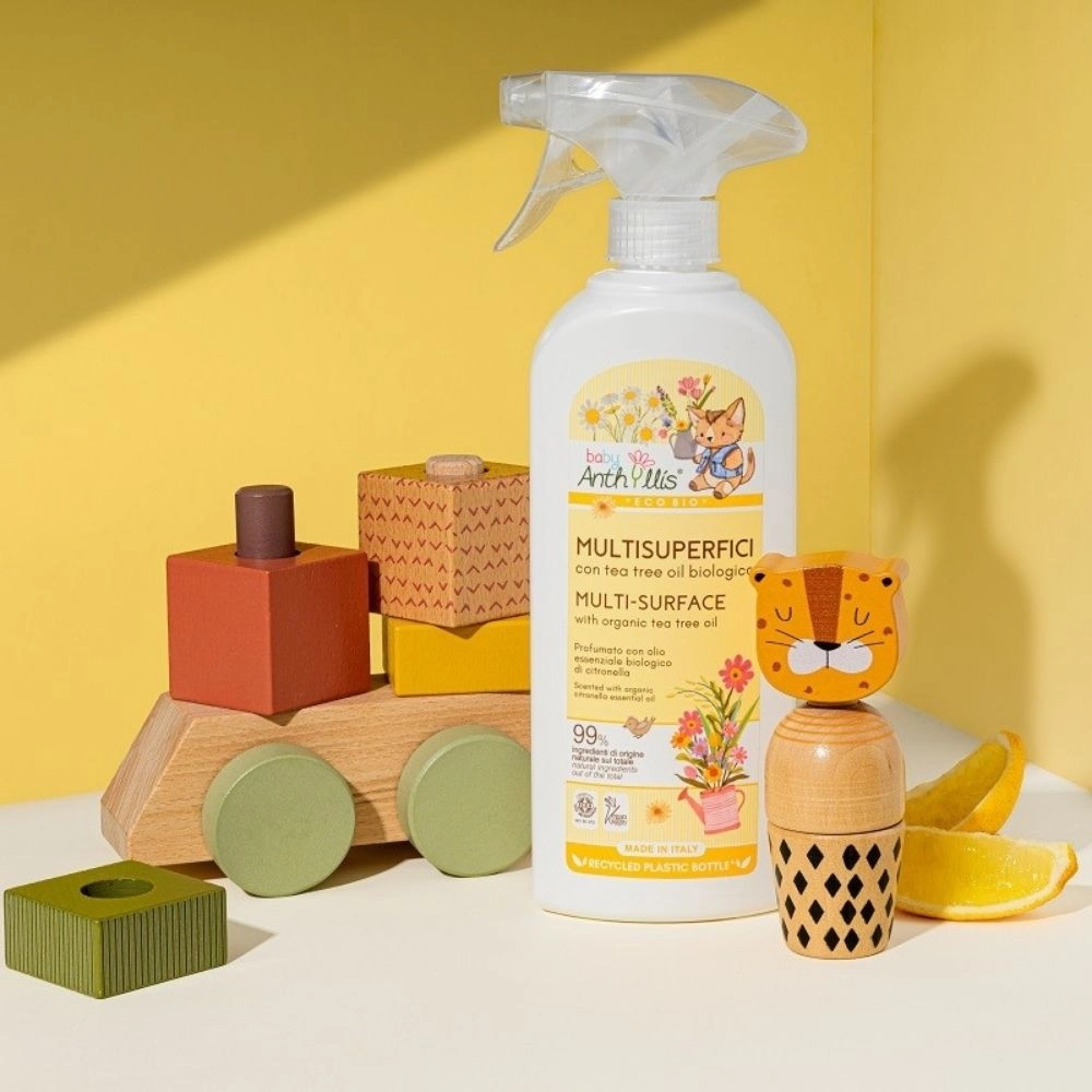 Spray do czyszczenia powierzchni mających kontakt z dzieckiem | Anthyllis