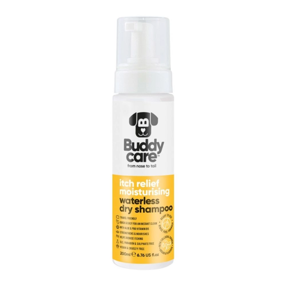 Suchy szampon dla psów w piance Mleko i Miód | Buddy Care