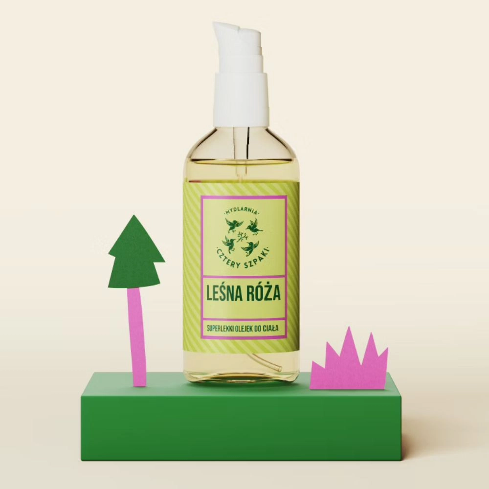 Superlekki olejek do ciała Leśna róża | Cztery Szpaki
