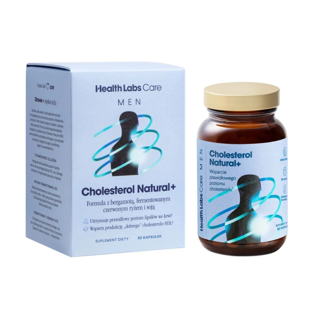 Suplement diety - Cholesterol Natural + Men | Health Labs Care