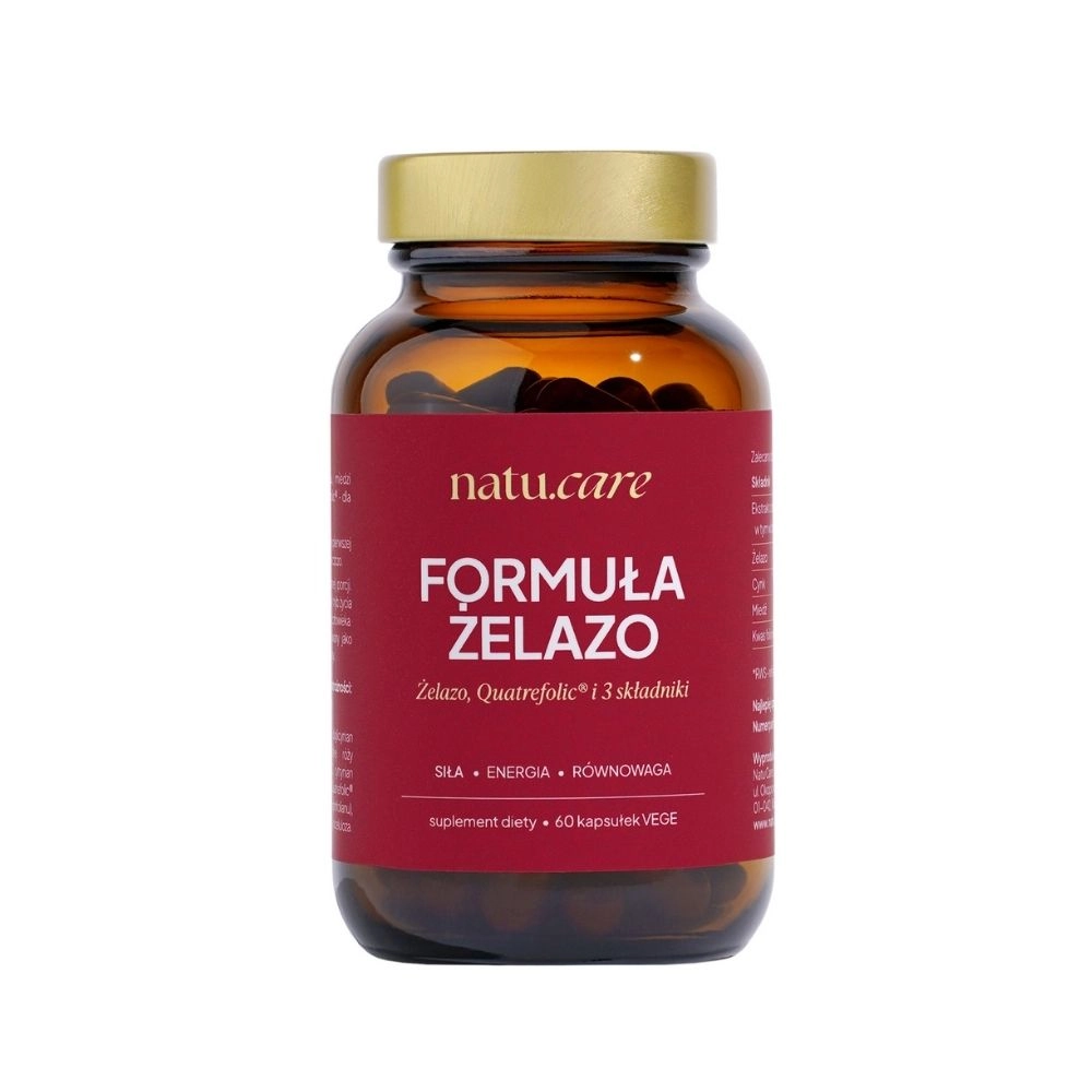 Suplement diety - Formuła Żelazo | Natu Care