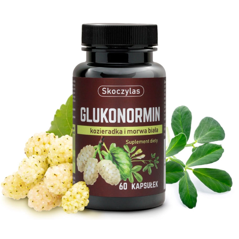 Suplement diety - GLUKONORMIN kozieradka, morwa, cynamonowiec | Marek Skoczylas