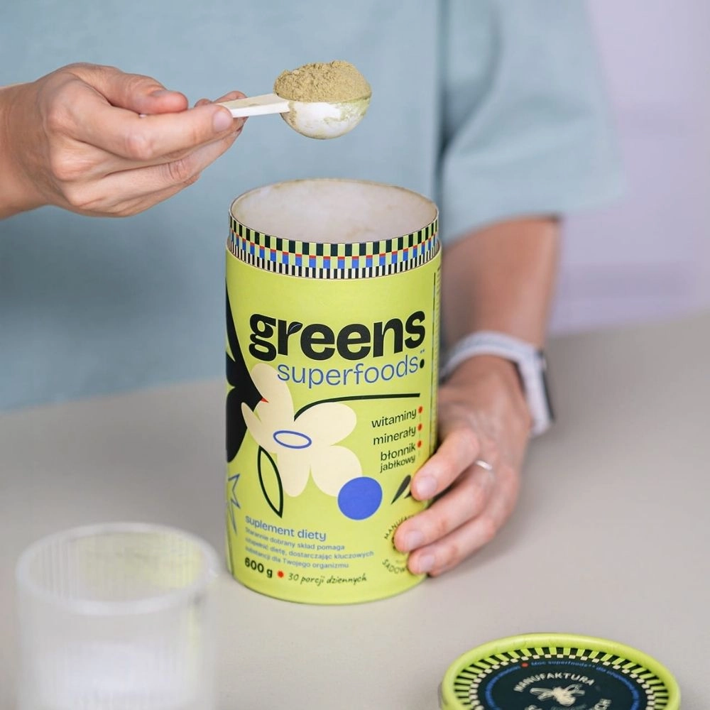 Suplement diety - Greens+ | Pasieki Rodziny Sadowskich