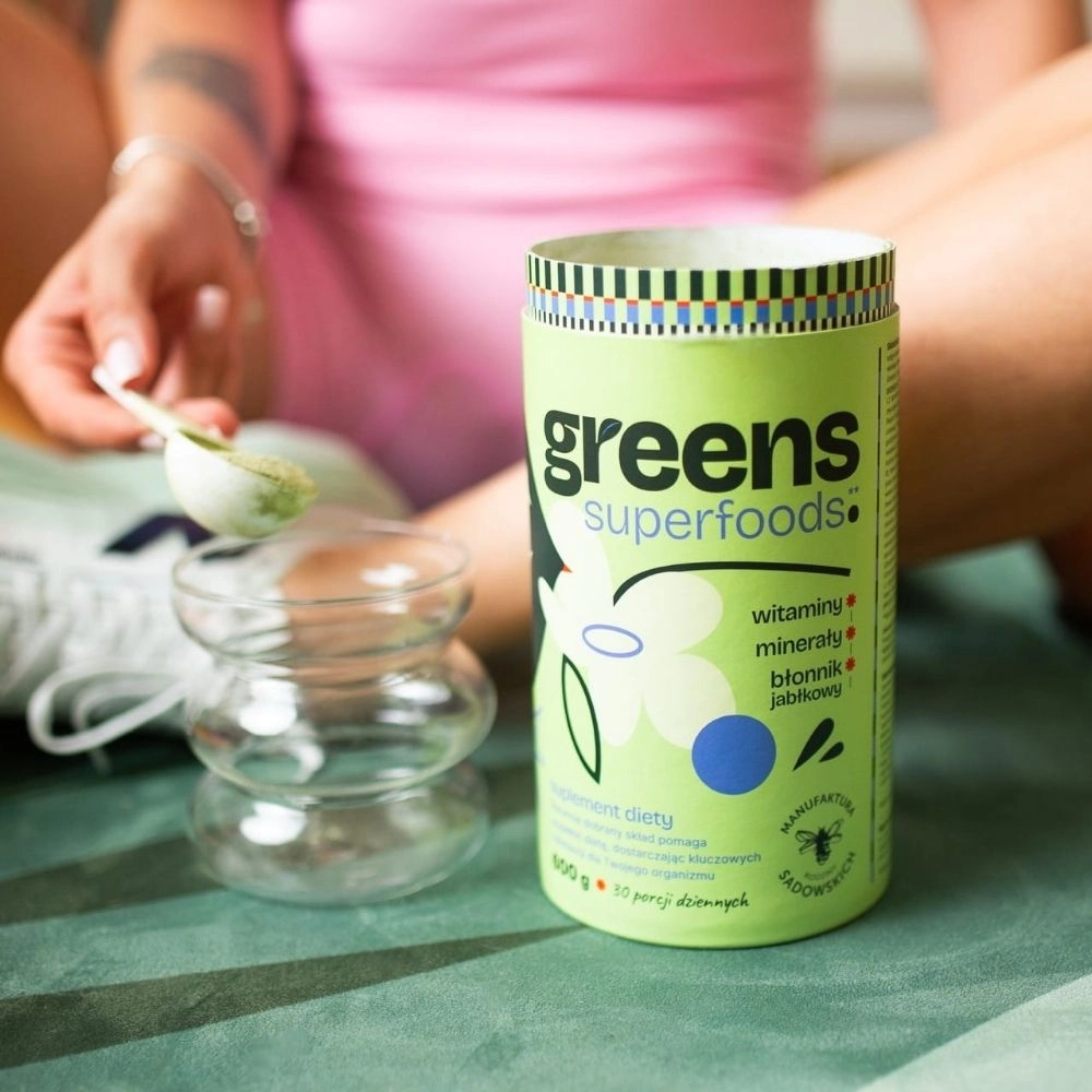 Suplement diety - Greens+ | Pasieki Rodziny Sadowskich