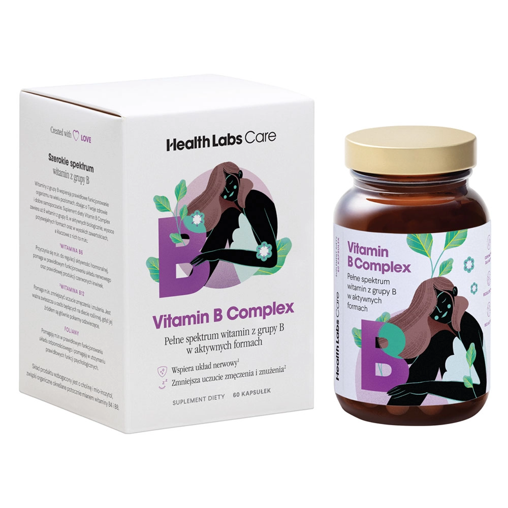 Suplement diety - Kompleks witamin z grupy B - Vitamin B Complex | Health Labs Care
