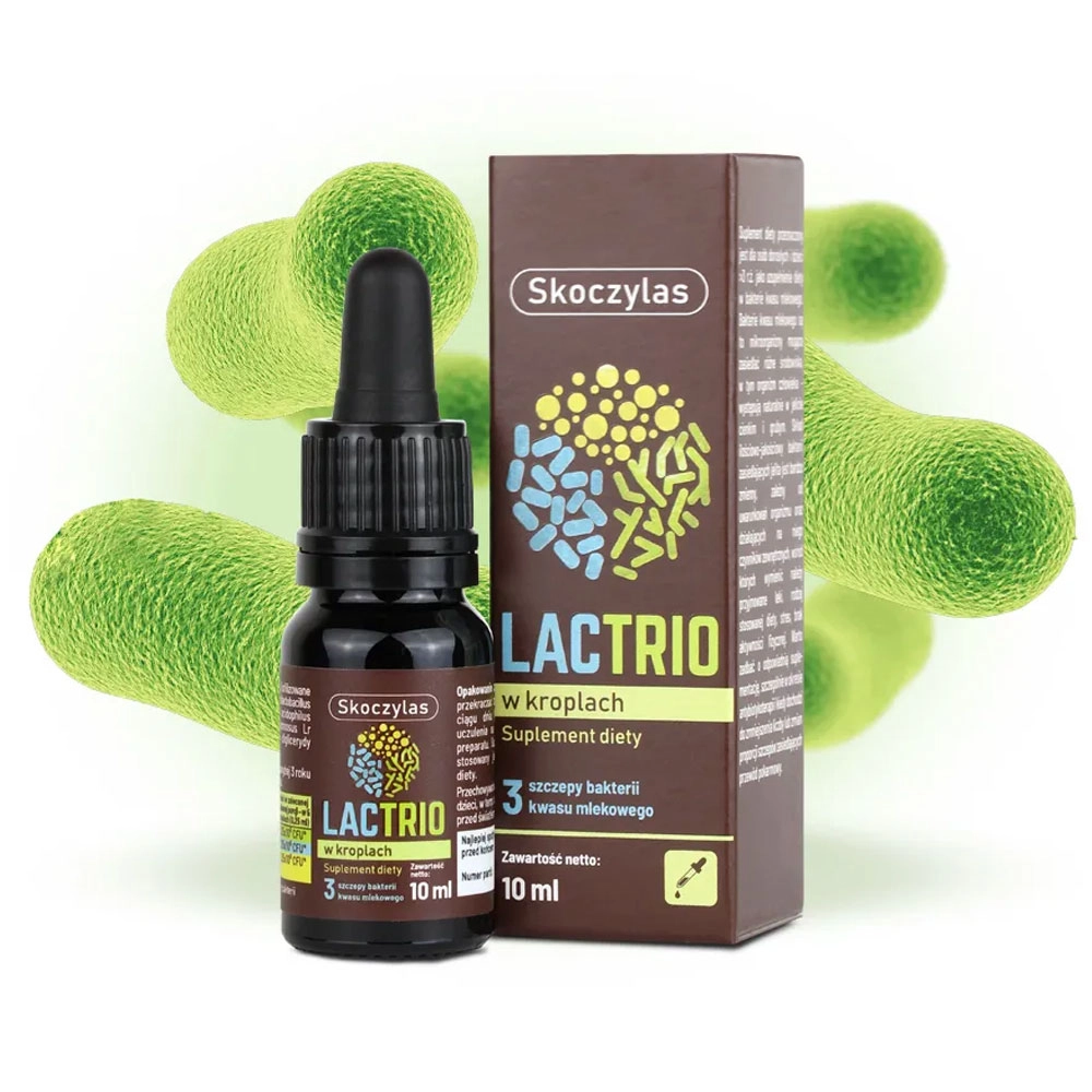Suplement diety - LACTRIO probiotyk, reuteri, acidophilus, rhamnosus | Marek Skoczylas