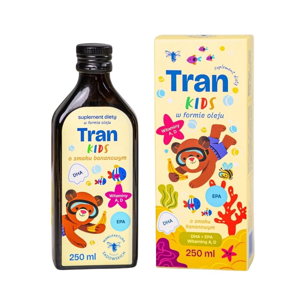 Suplement diety - Tran KIDS | Pasieki Rodziny Sadowskich