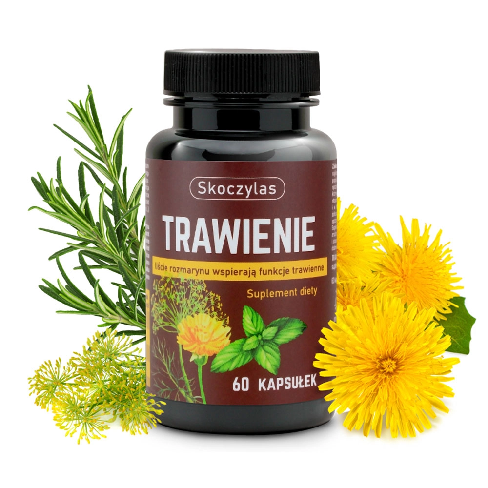 Suplement diety - TRAWIENIE mniszek, koper, mięta | Marek Skoczylas