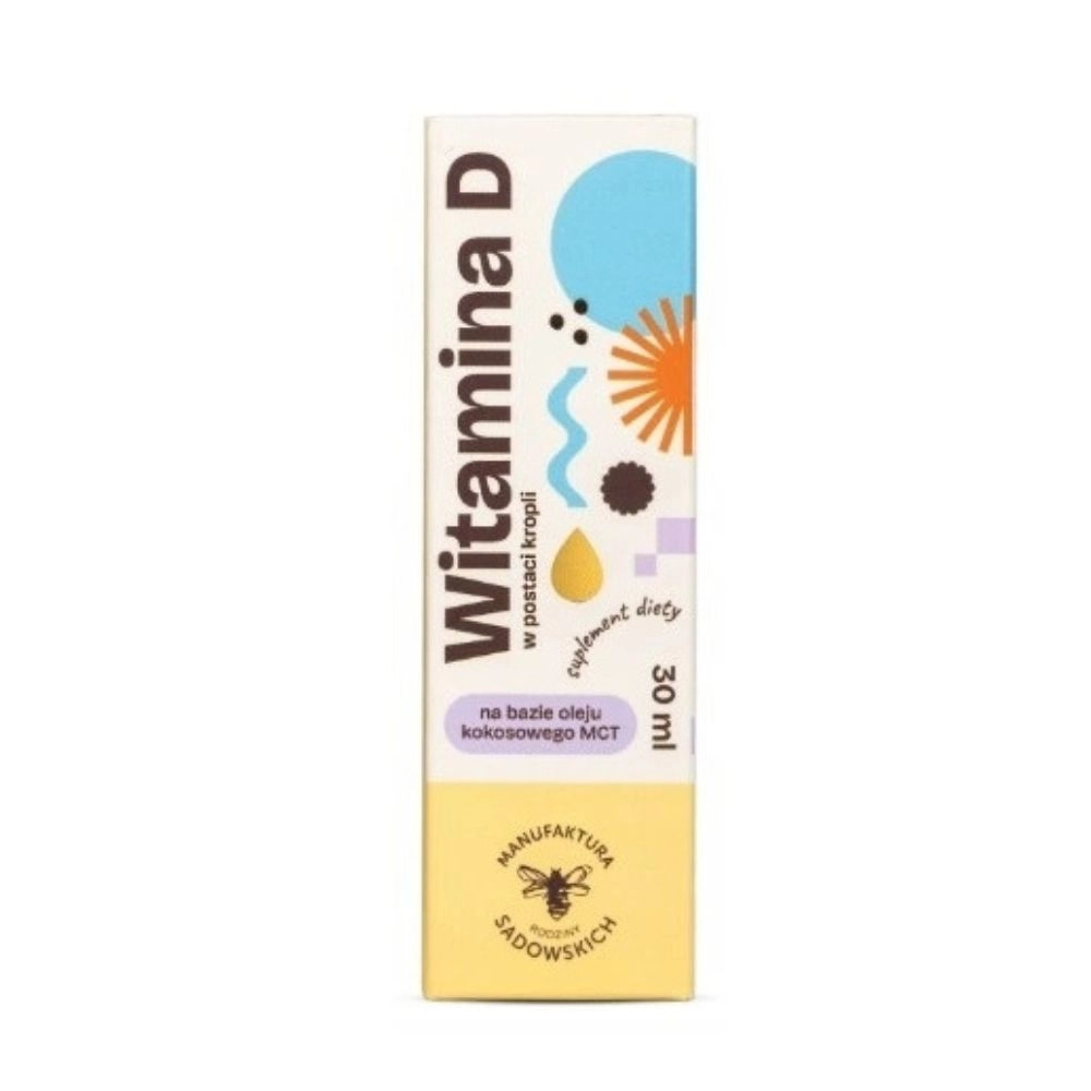 Suplement diety - Witamina D3 w kroplach | Pasieki Rodziny Sadowskich