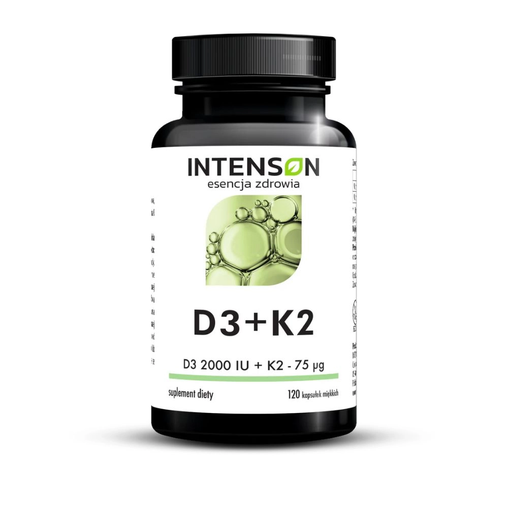 Suplement diety - Witamina D3+K2 | Intenson