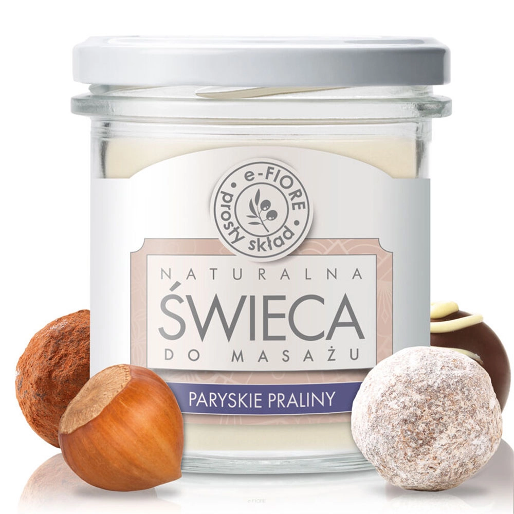 Świeca do masażu - Paryskie praliny | e-FIORE