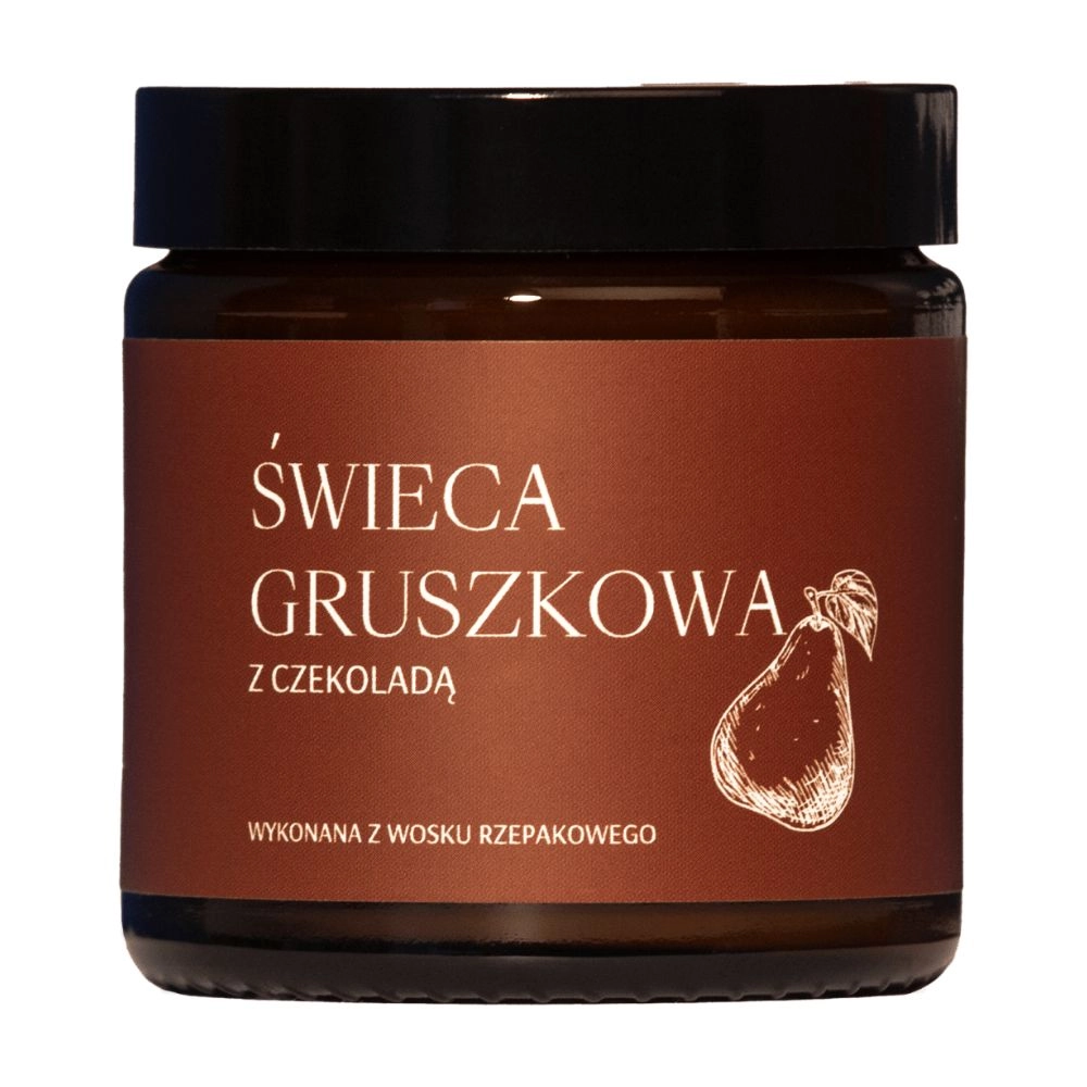 Świeca rzepakowa - Gruszka z Czekoladą | Mglife