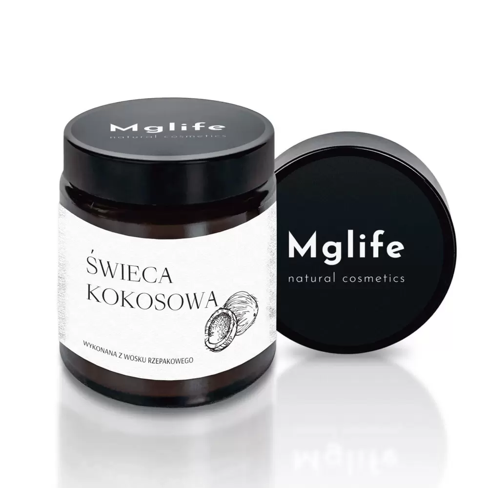 Świeca rzepakowa - Kokosowa | Mglife