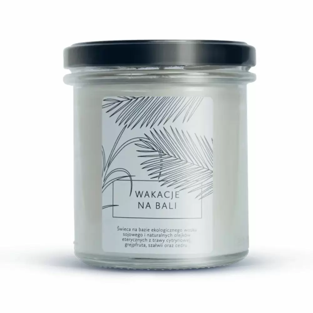 Świeca sojowa Wakacje Na Bali | Hagi Cosmetics