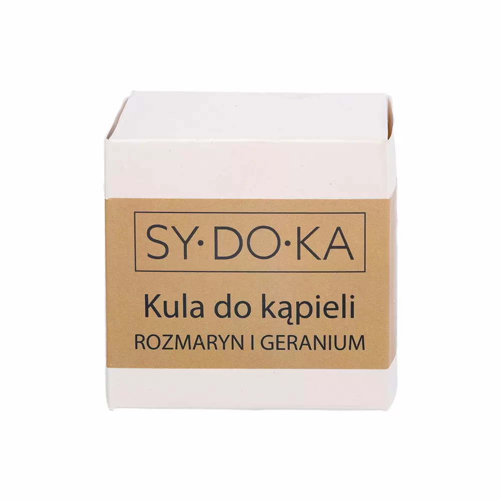 Kula do kąpieli - rozmaryn i geranium | Sydoka