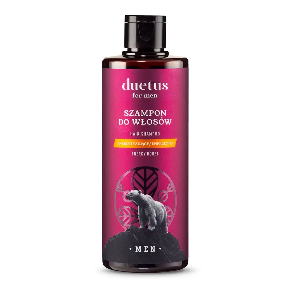 Szampon do włosów energetyzujący dla mężczyzn | Duetus