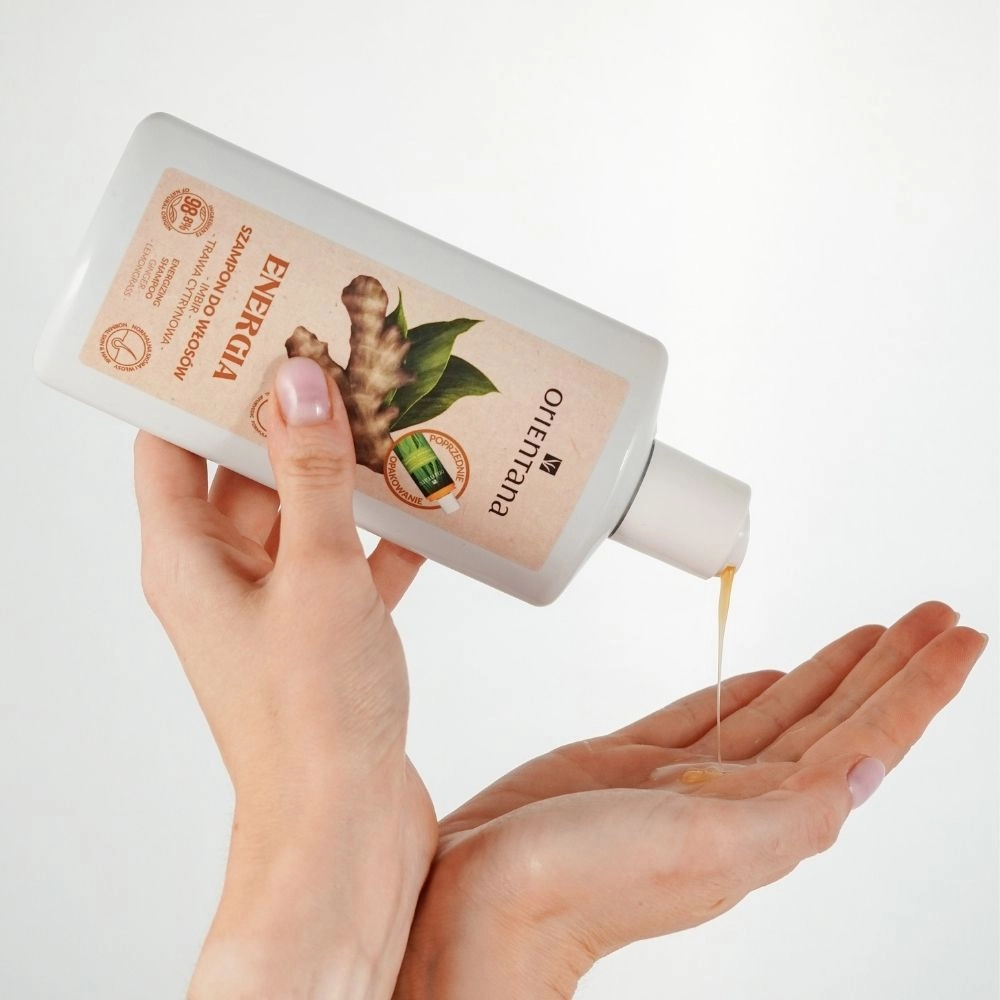 Ajurwedyjska szampon Imbir i Trawa Cytrynowa | Orientana