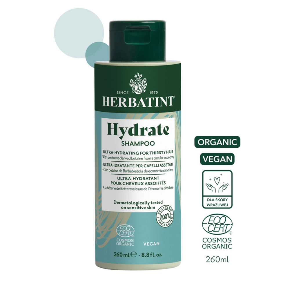 Szampon do włosów nawilżający HYDRATE | Herbatint