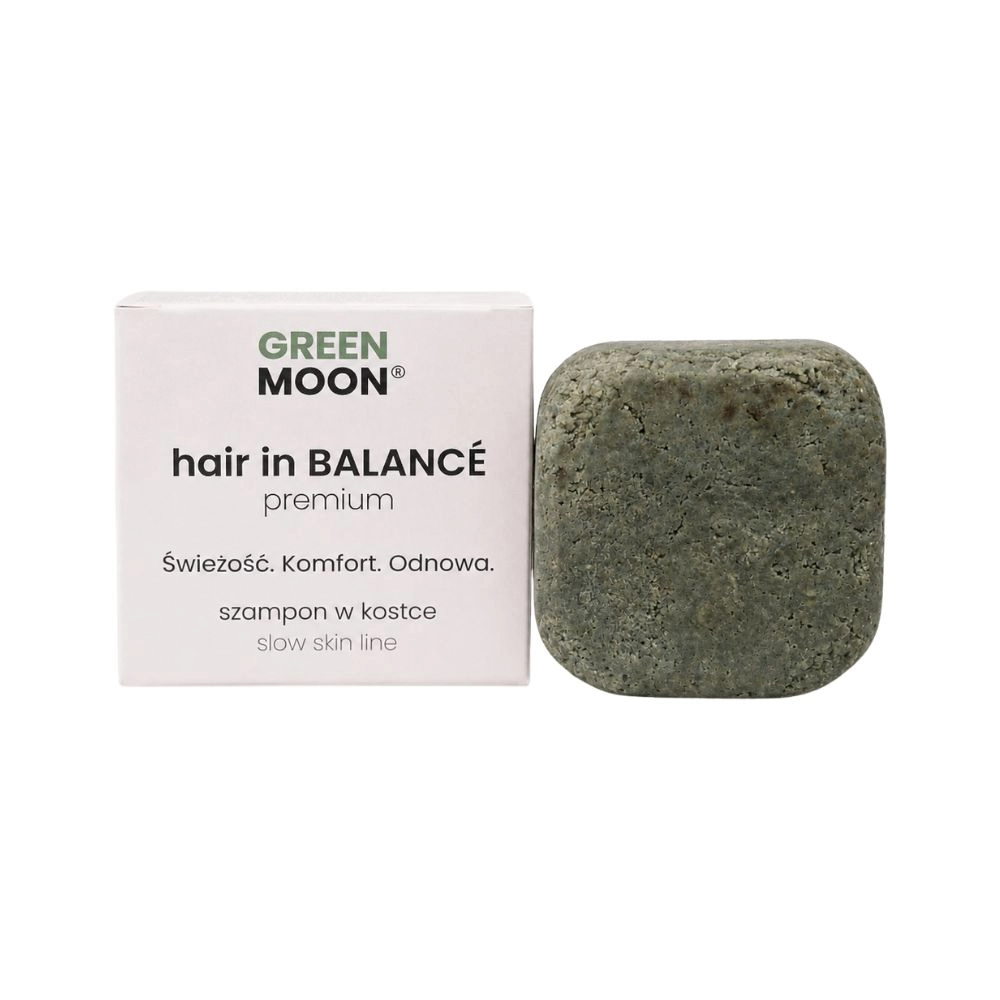 Szampon do włosów w kostce Hair in BALANCÉ | Green Moon