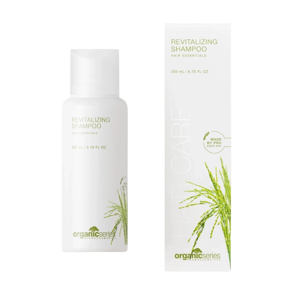 Szampon rewitalizująco - odbudowujący z kwasem fitowym i wyciągiem z ryżu REVITALIZING SHAMPOO | Organic Series