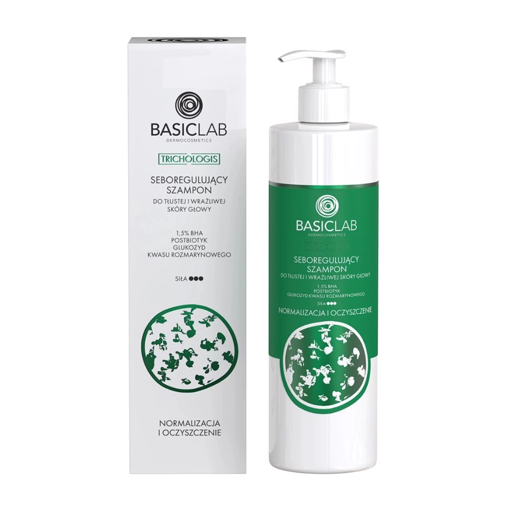Szampon seboregulujący Normalizacja i Oczyszczenie | BasicLab