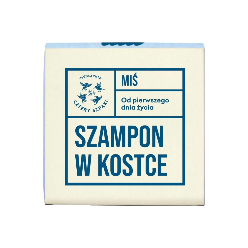 Szampon w kostce Miś | Cztery Szpaki