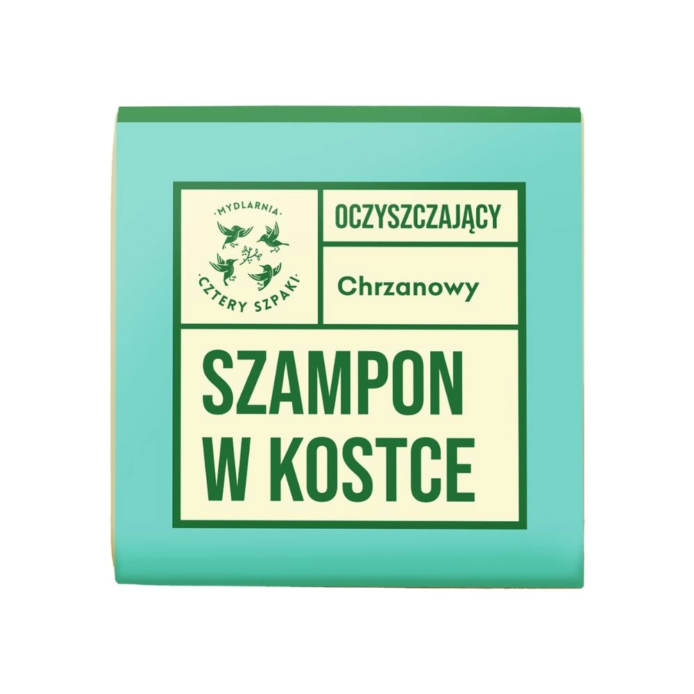 Szampon w kostce Oczyszczający - Chrzanowy | Cztery Szpaki