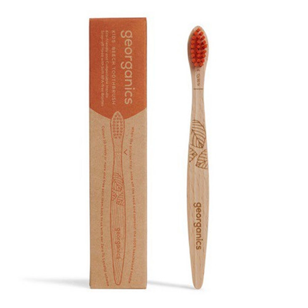 Szczoteczka do zębów z drzewa bukowego dla dzieci | Georganics