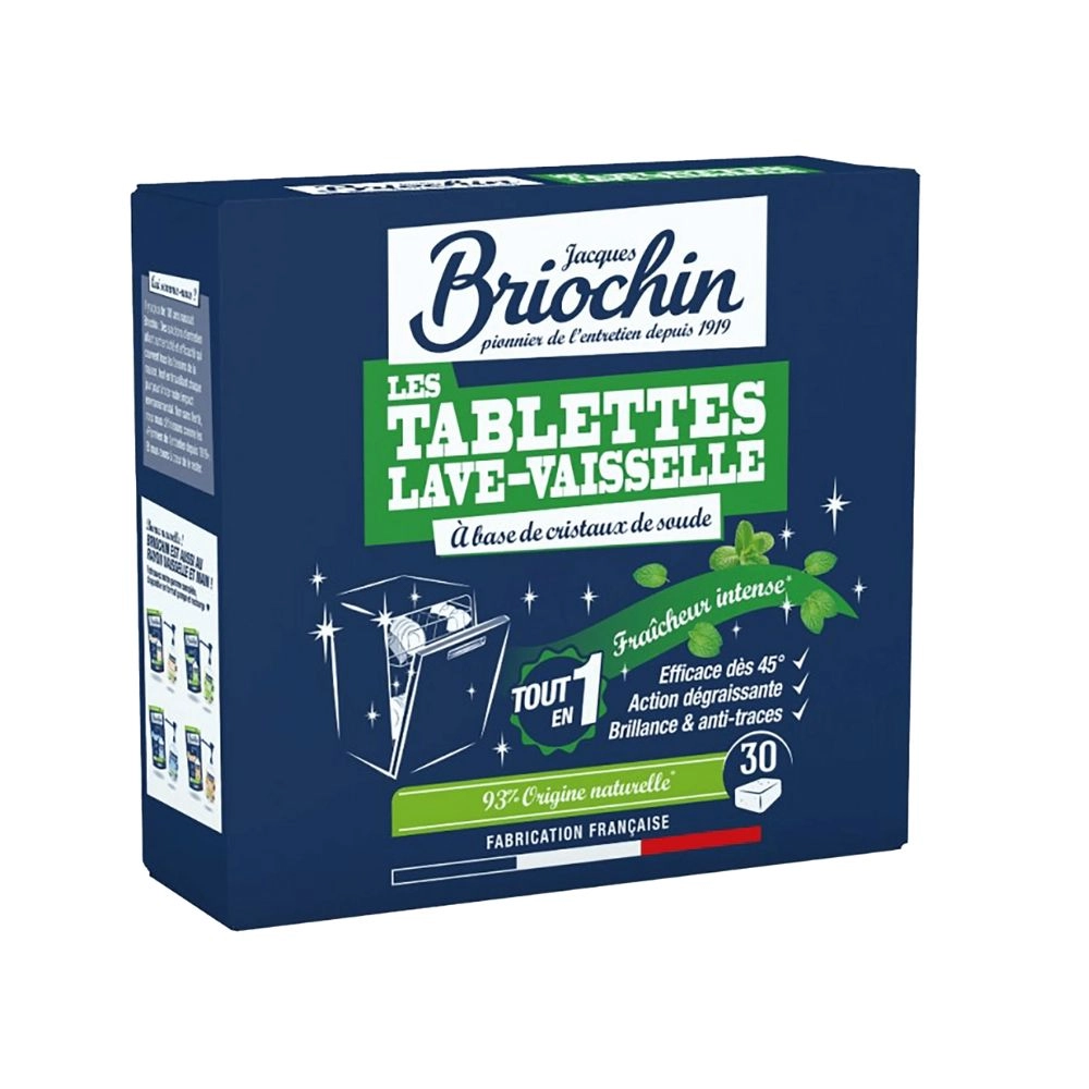 Tabletki do zmywarki silnie odtłuszczający - Świeży zapach | Briochin