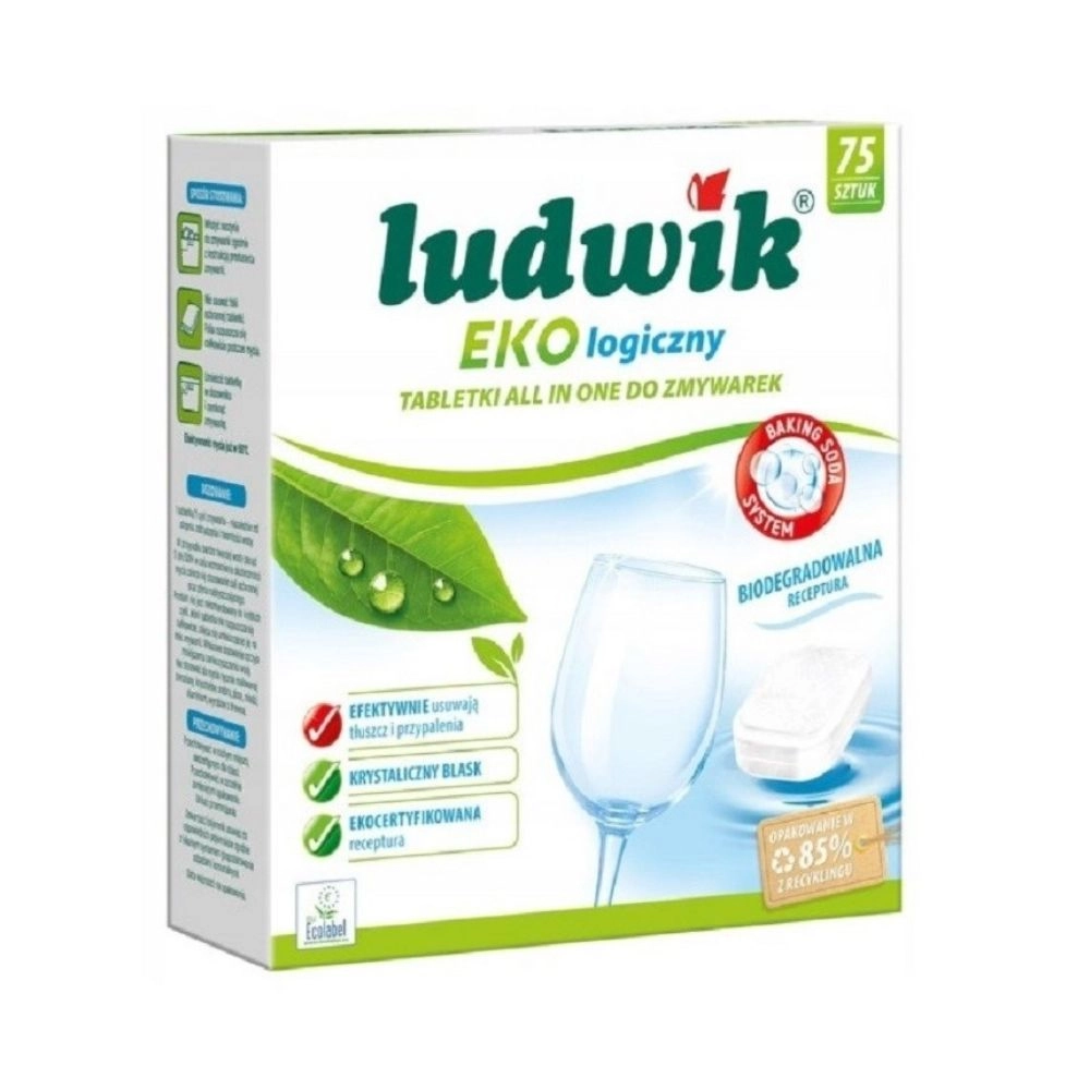Tabletki ekologiczne do zmywarki All in One | Ludwik EKOlogiczny