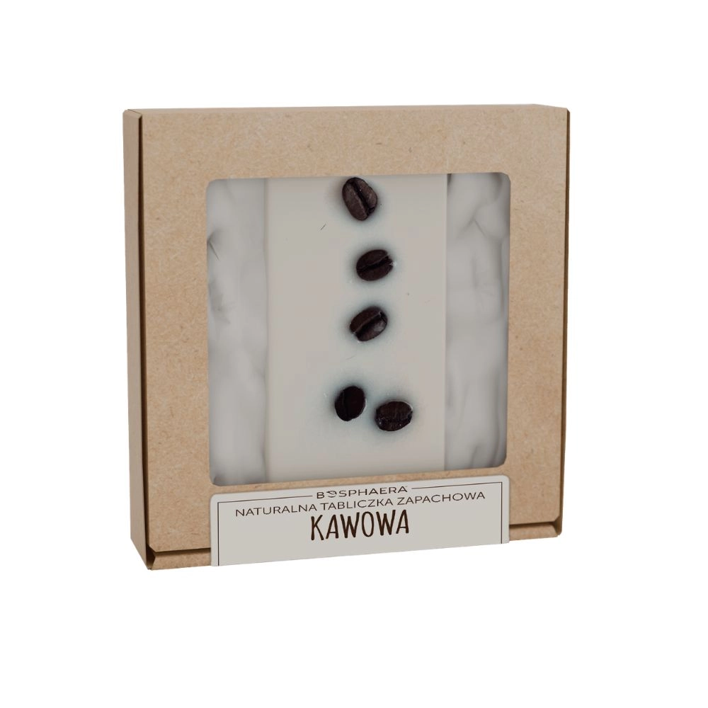 Tabliczka zapachowa z wosku sojowego Kawowa | Bosphaera