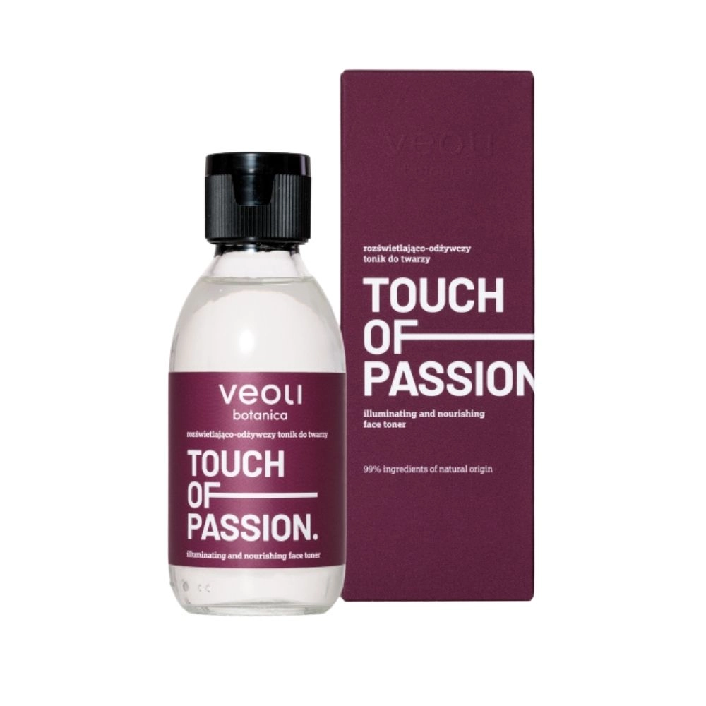 Tonik do twarzy rozświetlająco - odżywczy TOUCH OF PASSION | Veoli Botanica