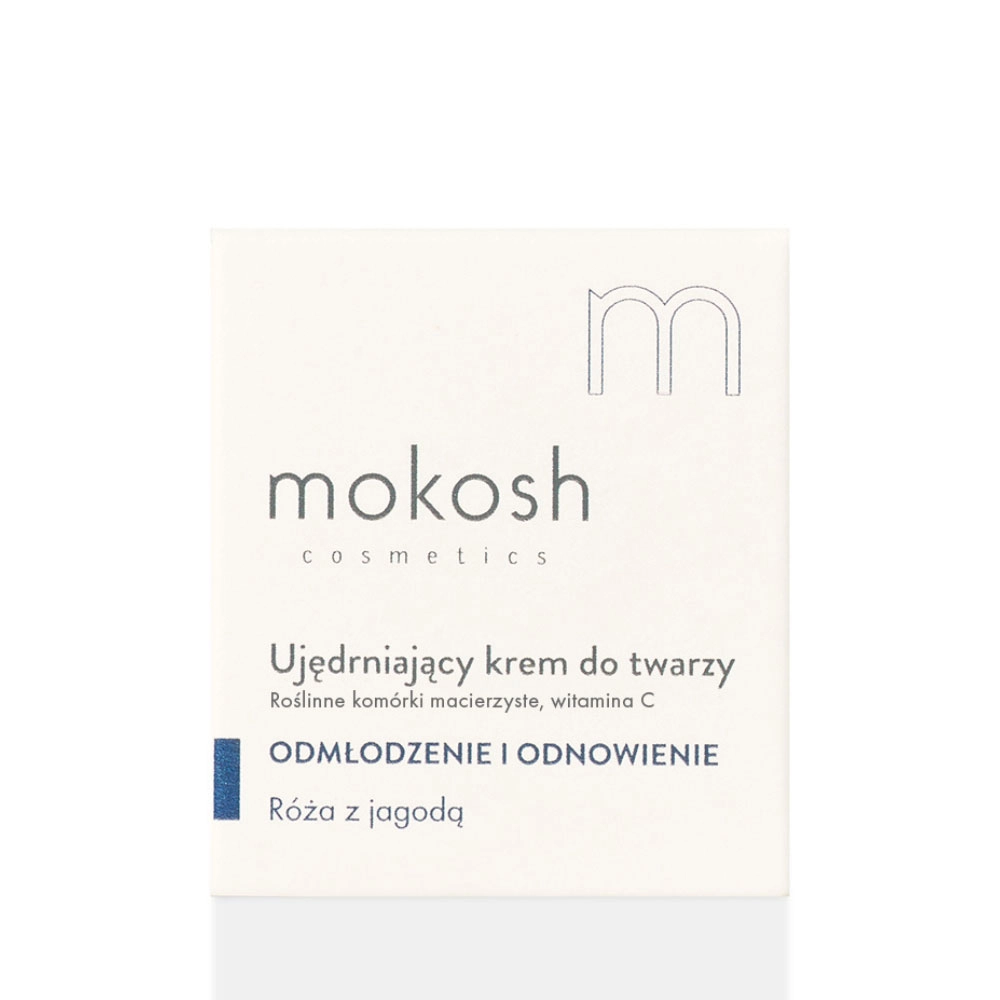 Ujędrniający krem do twarzy anti-aging Róża z Jagodą | Mokosh