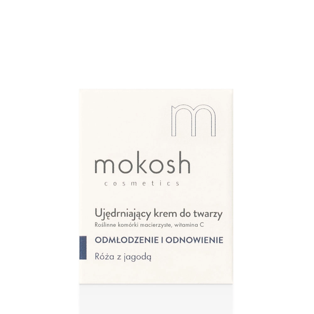 Ujędrniający krem do twarzy anti-aging Róża z Jagodą | Mokosh
