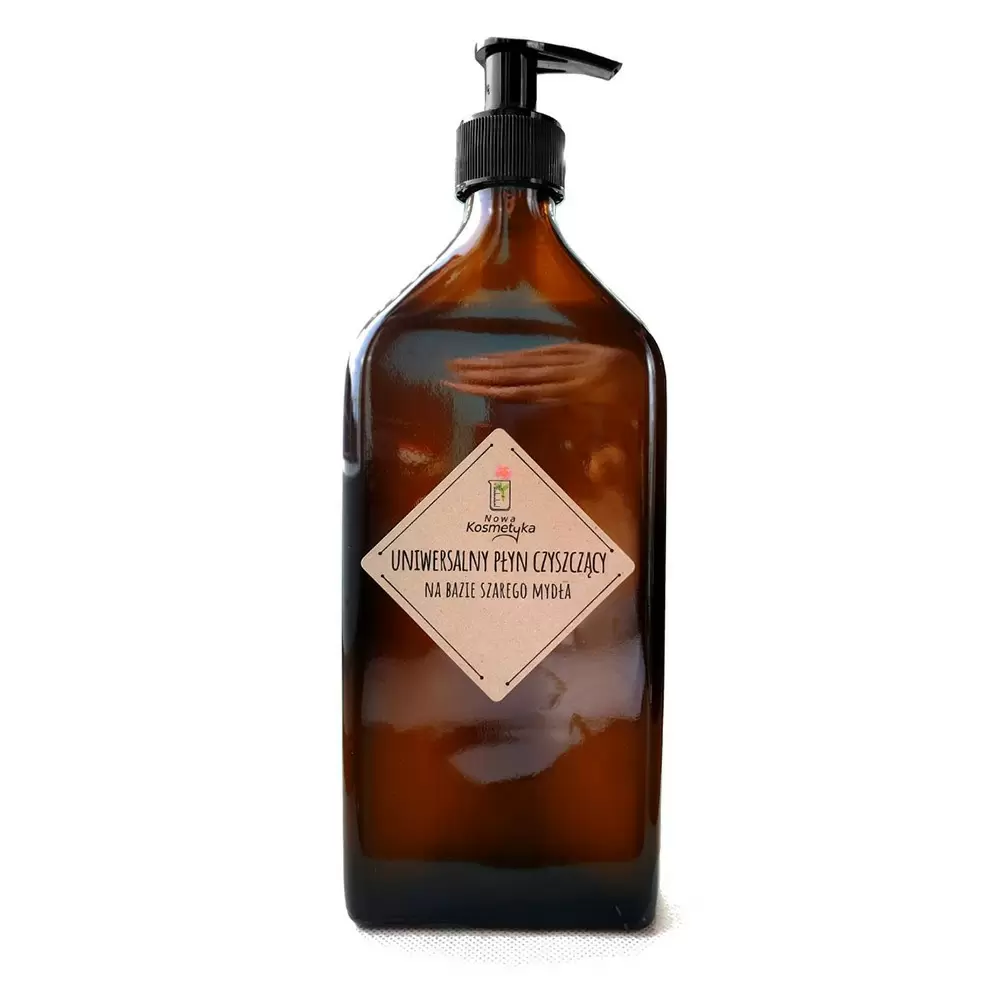 Uniwersalny płyn czyszczący na bazie szarego mydła (z pompką) | Nowa Kosmetyka