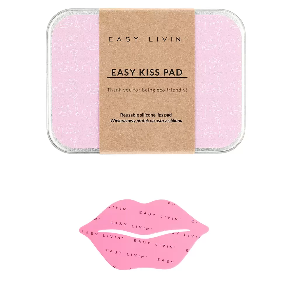 Wielorazowa maska na usta z silikonu EASY KISS PAD | Easy Livin