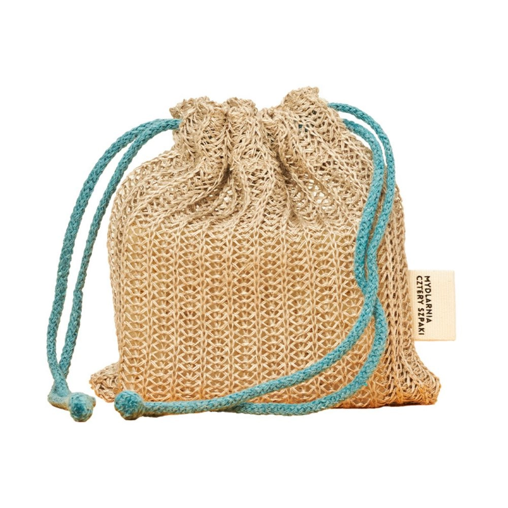 Woreczek lniany na mydło/szampon w kostce | Cztery Szpaki