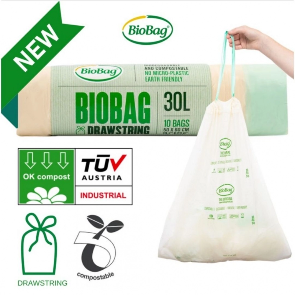 Worki z taśmą na odpady organiczne i zmieszane | BioBag