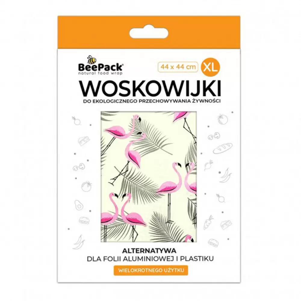 Woskowijka pojedyncza Różowy Flaming - rozmiar XL | Beepack