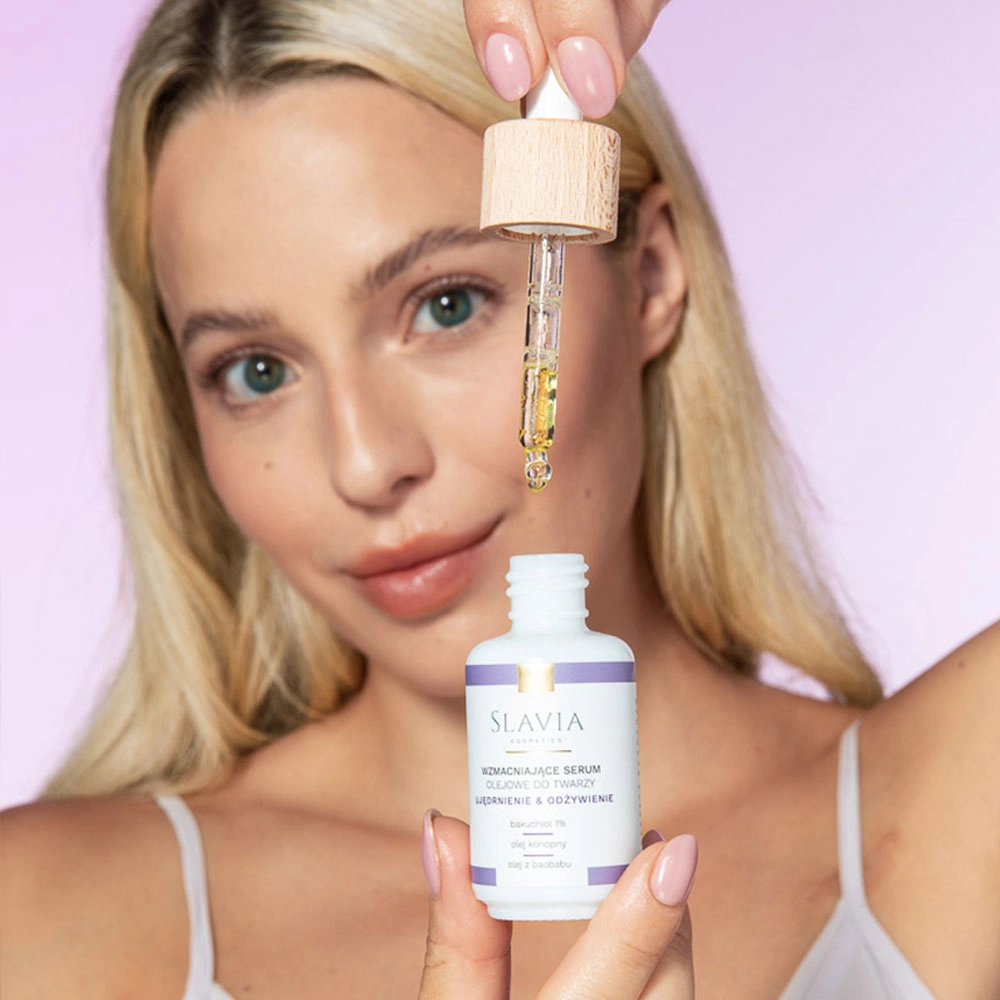 Serum wzmacniające - olejowe do twarzy | Slavia Cosmetics